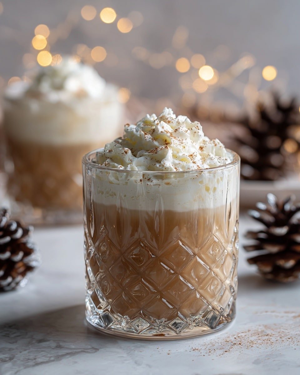 Eggnog with Baileys Irish Cream Recipe - Recipe Image — Eggnog with Baileys Irish Cream, Eggnog with Baileys Irish Cream recipe, festive eggnog cocktail, cozy holiday drinks, easy eggnog with Baileys