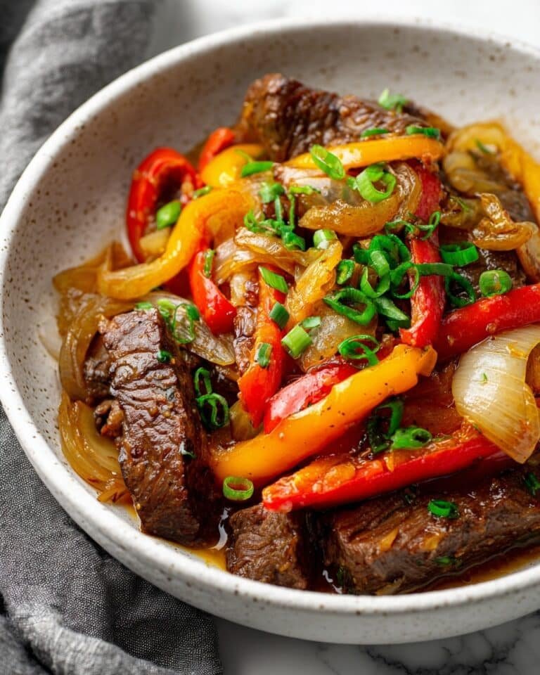 Keto Beef Pepper Steak Recipe