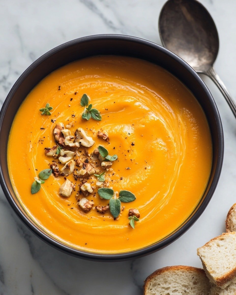 Thai Coconut Pumpkin Soup Recipe - Recipe Image — Thai Coconut Pumpkin Soup, Thai Coconut Pumpkin Soup recipe, cozy pumpkin soup with coconut, Thai curry pumpkin soup, easy pumpkin soup with coconut