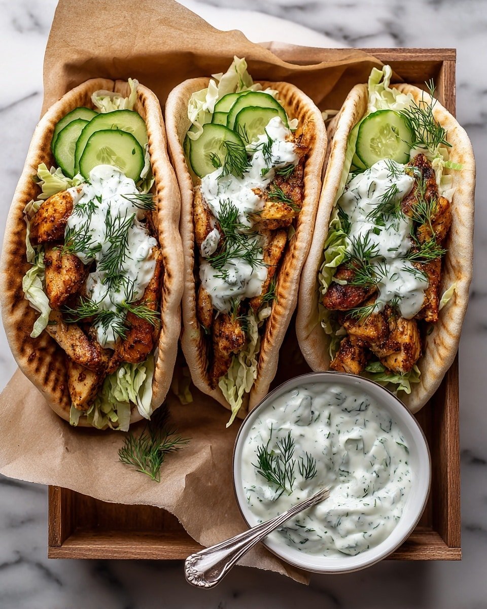 Sheet Pan Chicken Pitas with Herby Ranch Recipe - Recipe Image — Sheet Pan Chicken Pitas with Herby Ranch, Healthy Chicken Pitas, Easy Chicken Pitas, Quick Weeknight Dinner, Summer Chicken Pita Wraps