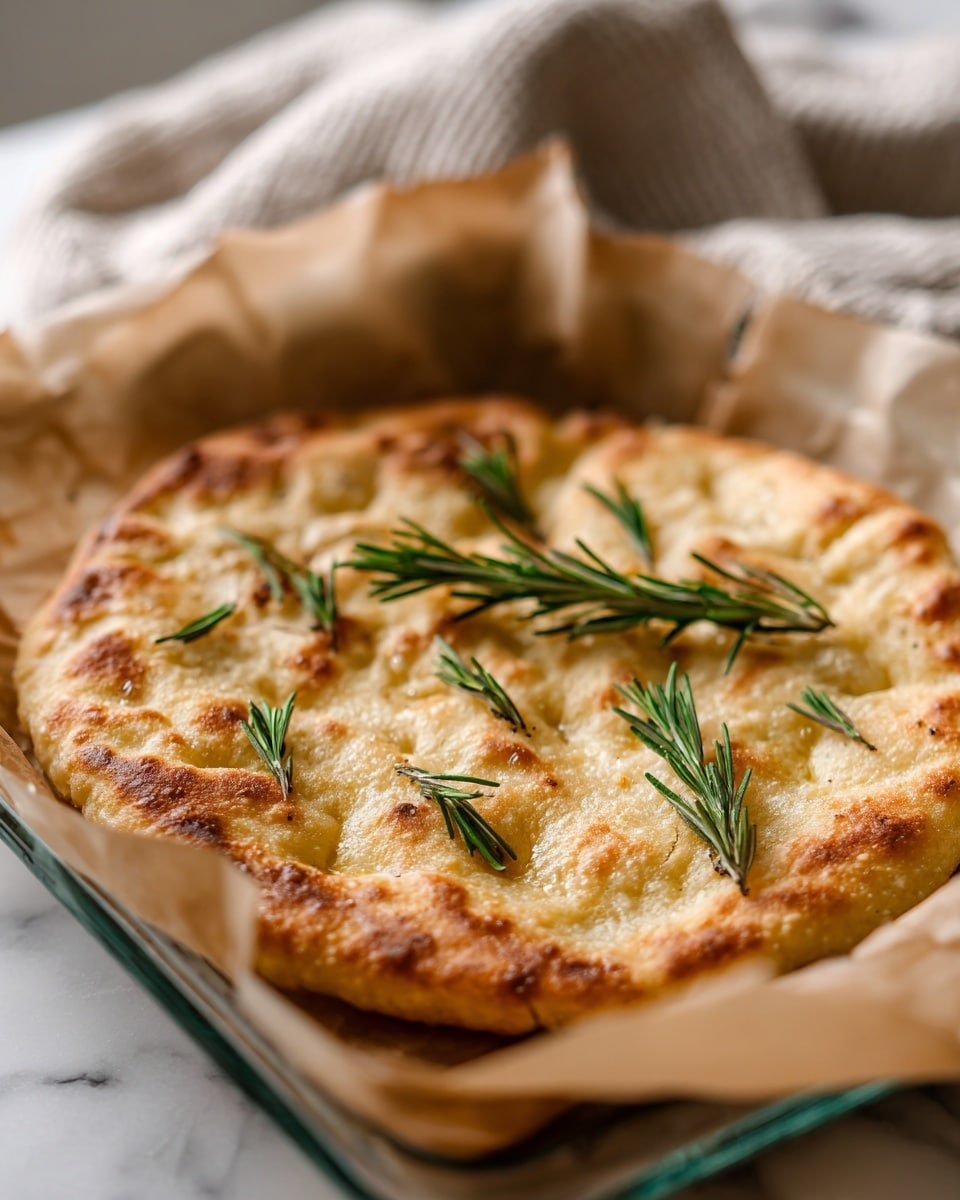 Gluten-Free No-Yeast Focaccia Recipe - Recipe Image — Gluten-Free No-Yeast Focaccia, gluten-free focaccia recipe, no-yeast bread, easy gluten-free bread, quick homemade focaccia