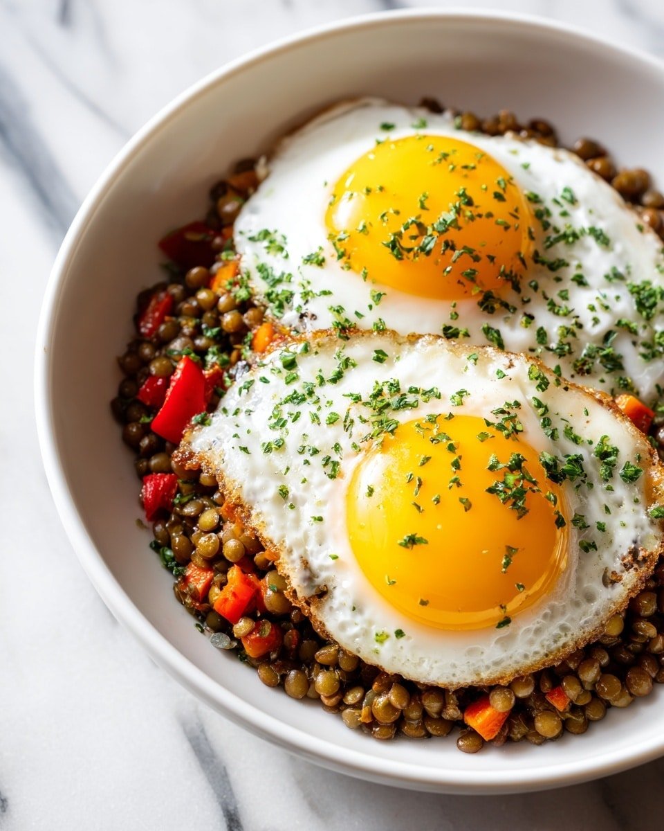 Savory Lentil Breakfast Bowl with Eggs, Spinach, and Avocado Recipe - Recipe Image — Savory Lentil Breakfast Bowl with Eggs, Spinach, and Avocado, healthy breakfast ideas, nutritious morning bowls, easy lentil breakfast recipes, wholesome breakfast bowl