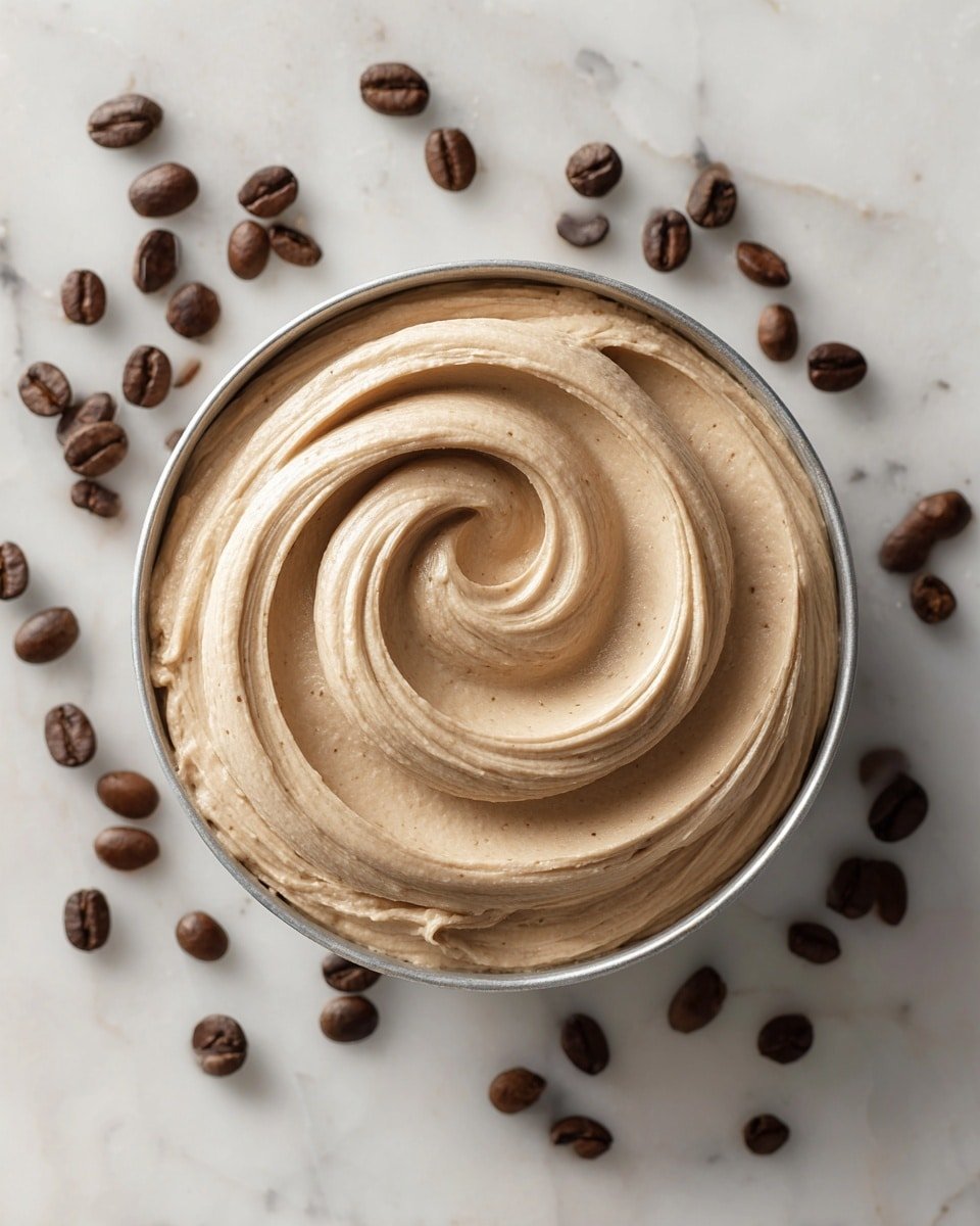 Espresso Cream Cheese Frosting Recipe - Recipe Image — Espresso Cream Cheese Frosting, coffee-flavored frosting, easy cream cheese frosting, dessert frosting recipes, homemade frosting with espresso