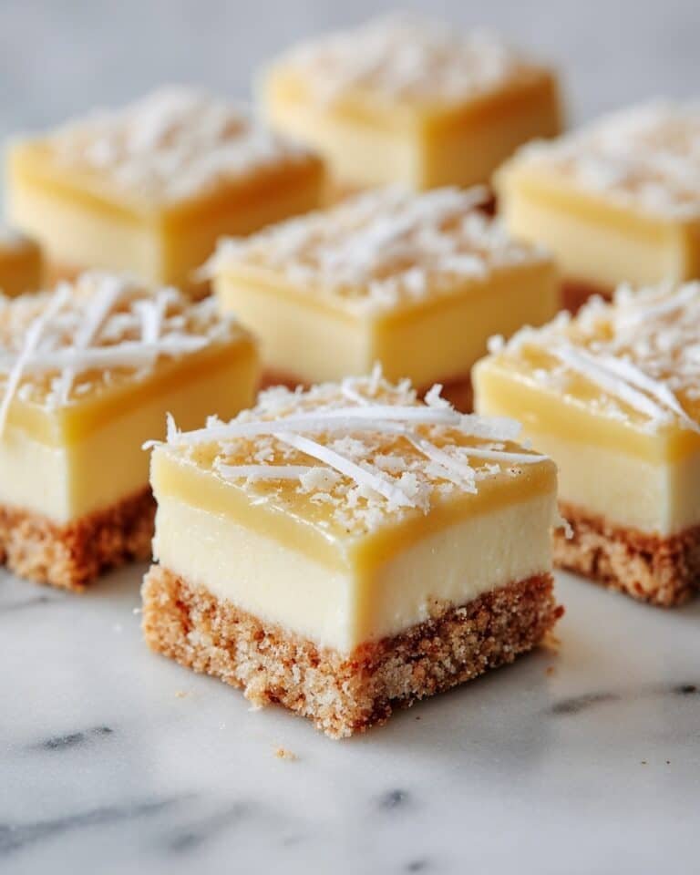 Coconut Rum Snow Squares Recipe