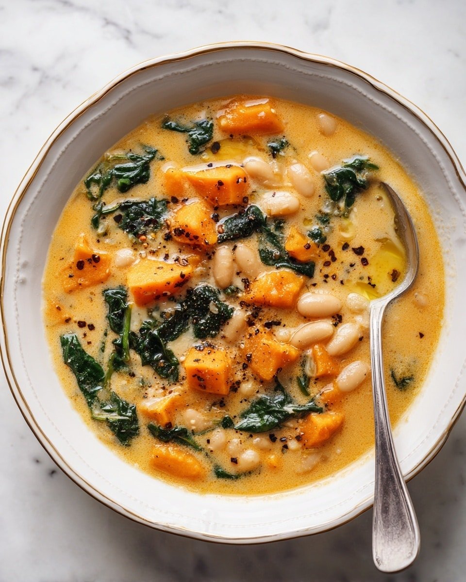 The Best White Bean Soup Recipe - Recipe Image — White Bean Soup, Best White Bean Soup, White Bean Soup Recipe, Cozy White Bean Soup, Simple White Bean Soup