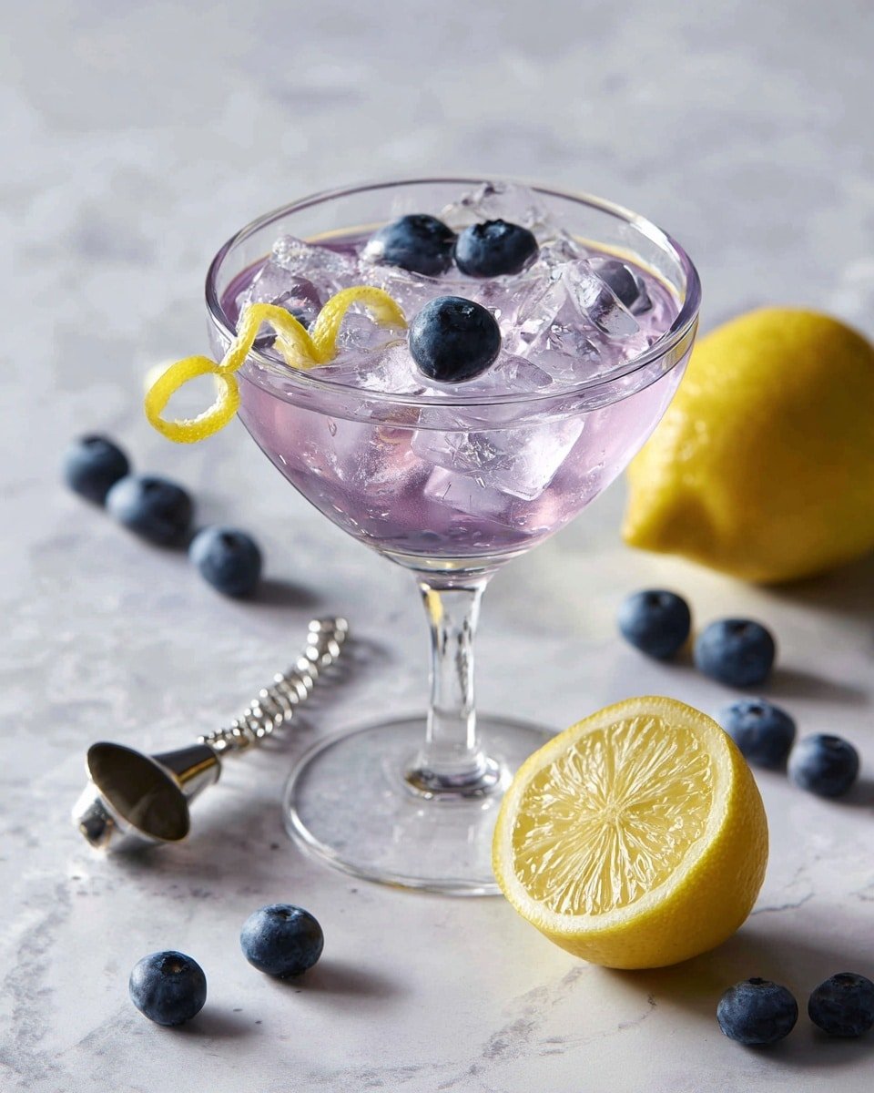 Frostbite Blueberry Martini Cocktail Recipe - Recipe Image — Frostbite Blueberry Martini Cocktail, blueberry martini recipe, easy blueberry cocktails, vodka blueberry drink, refreshing berry cocktails