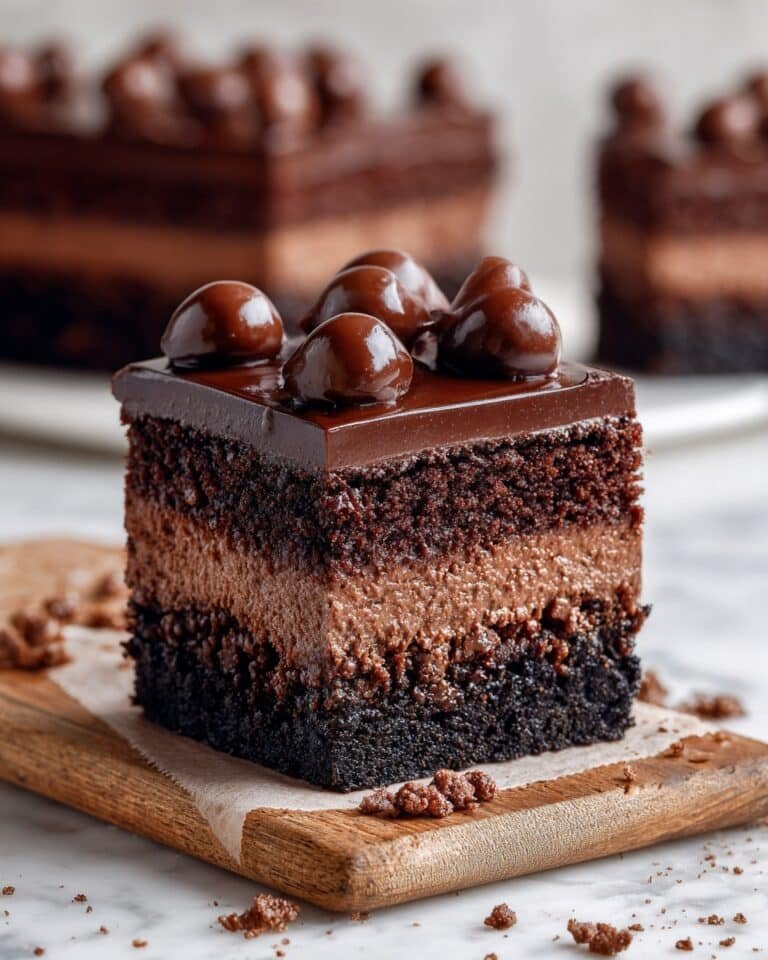 Chocolate Cheesecake Bars with Oreo Crust and Chocolate Ganache Recipe