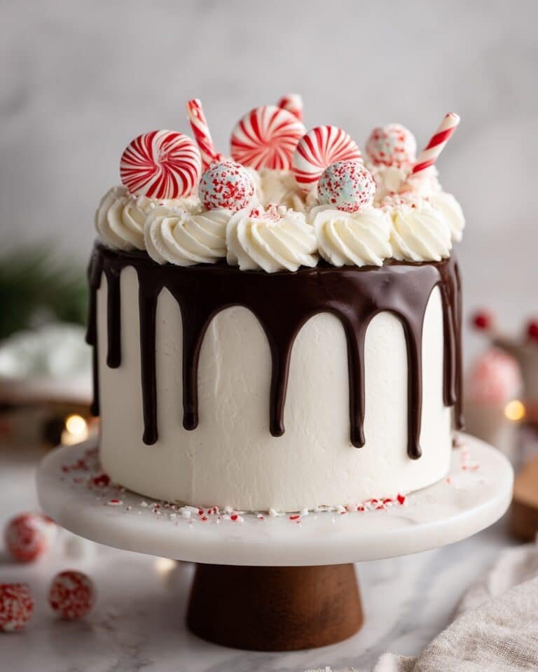Moist Peppermint Fudge Cake Recipe