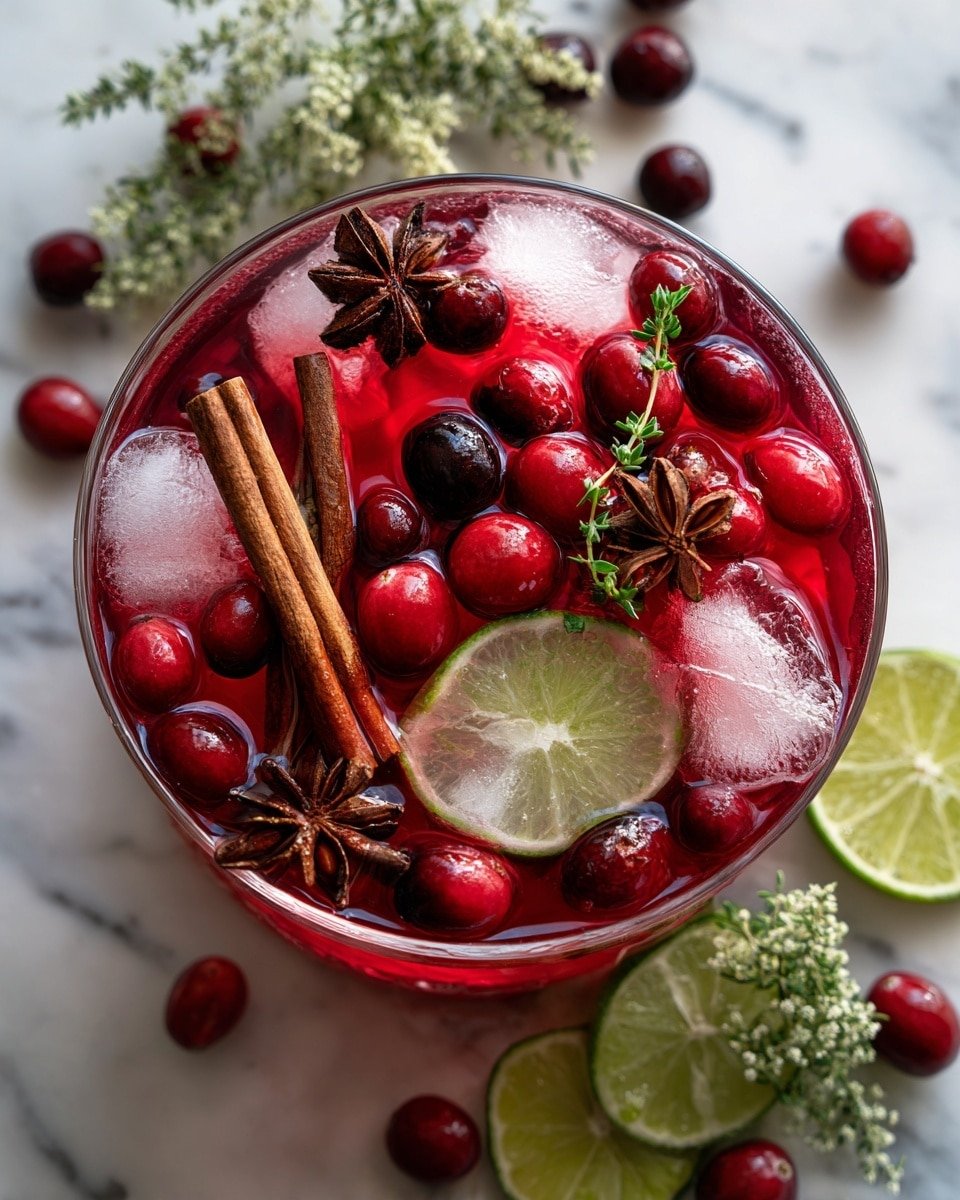 Festive Alcohol-Free Christmas Punch Recipe - Recipe Image — Festive Alcohol-Free Christmas Punch, holiday non-alcoholic punch, Christmas party drink, seasonal fruit punch, alcohol-free holiday beverage