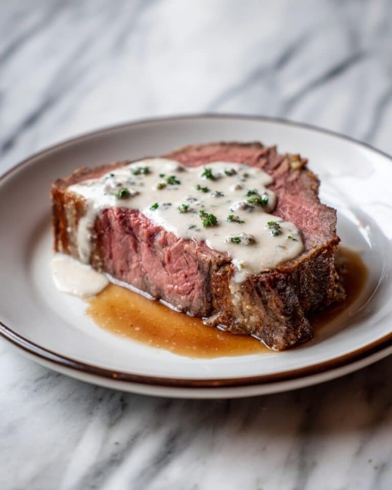 Classic Christmas Prime Rib with Rich Au Jus and Horseradish Sauce Recipe