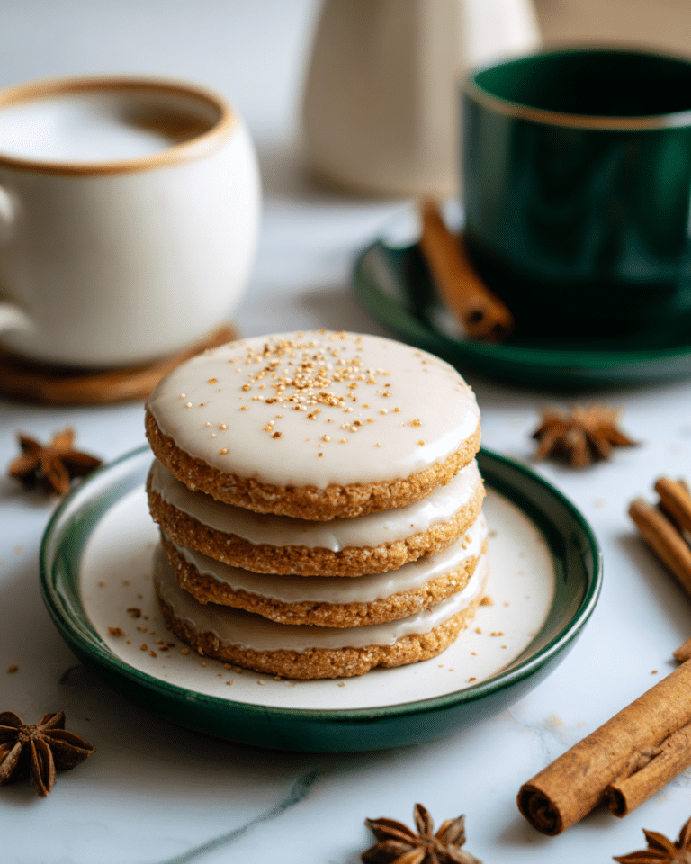 Easy Vanilla Chai Shortbread Cookies Recipe