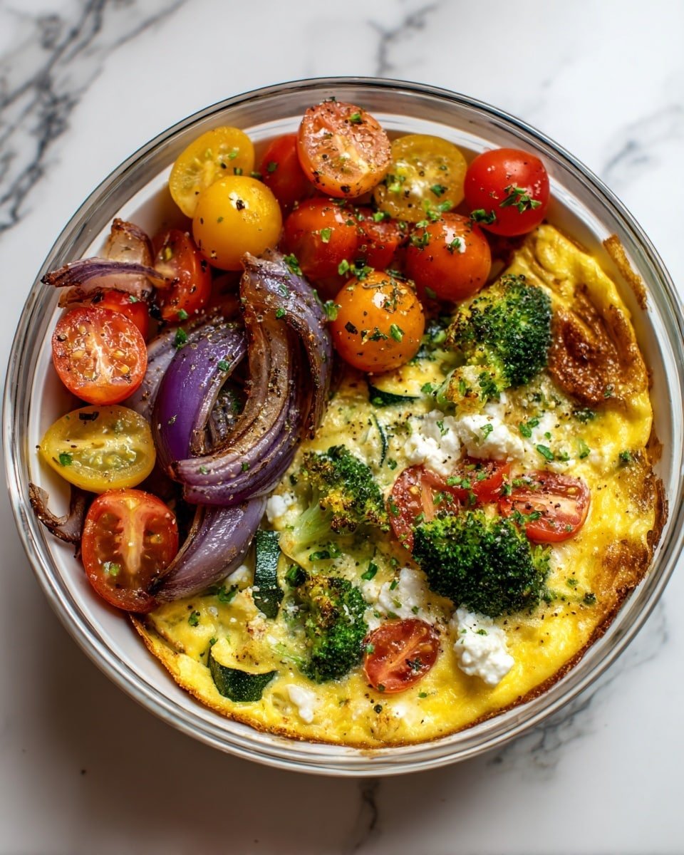 High-Protein Veggie Bake with Cottage Cheese Recipe - Recipe Image — High-Protein Veggie Bake with Cottage Cheese, nutritious veggie bake, healthy vegetarian casserole, easy vegetable casserole, protein-packed baked dish