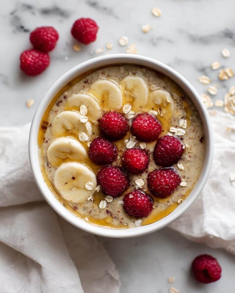 Creamy Custard Oatmeal with Fresh Berries and Nuts Recipe
