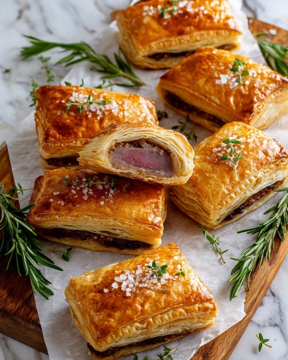 Perfect Mini Beef Wellington Bites – Easy Elegant Appetizers Recipe - Recipe Image — Perfect Mini Beef Wellington Bites, easy elegant appetizers, beef Wellington appetizer ideas, savory miniature beef bites, crowd-pleasing party finger foods
