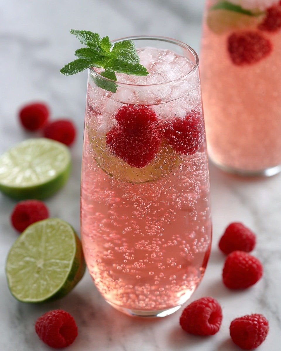 Raspberry Moscato Cocktail Recipe - Recipe Image — Raspberry Moscato Cocktail, Raspberry Moscato Drink, Easy Raspberry Moscato, Sparkling Raspberry Cocktail, Fruity Moscato Drink
