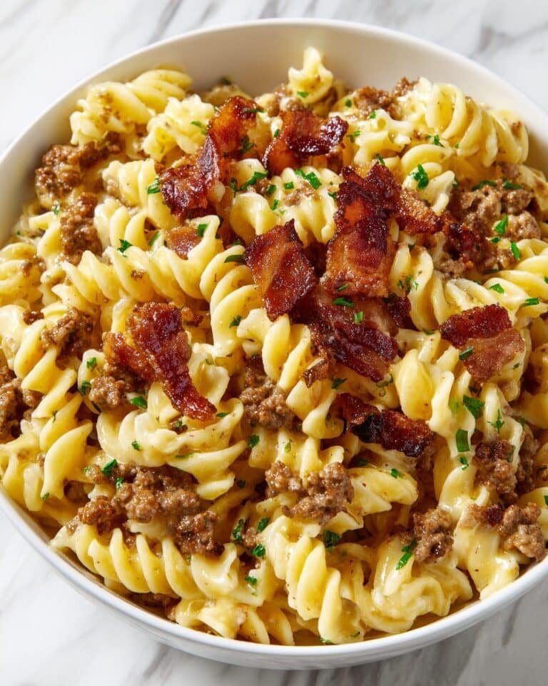 Loaded Bacon Cheeseburger Pasta Recipe