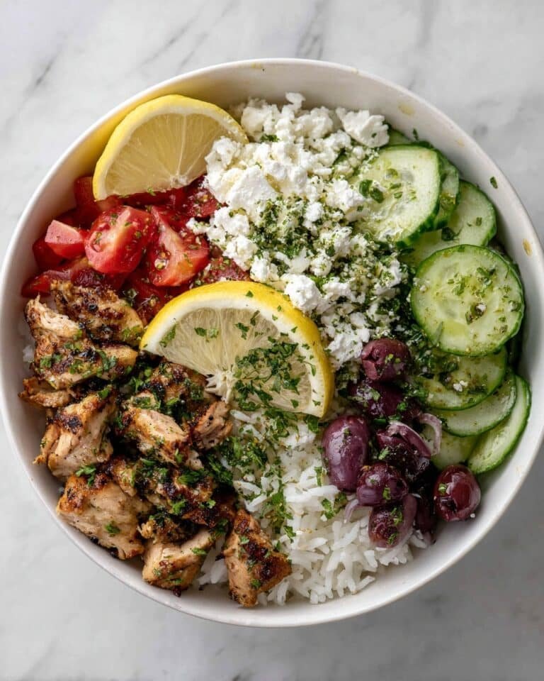 Zesty and Fresh: Mediterranean Lemon-Dill Chicken Bowls for Effortless Meal Prep Recipe
