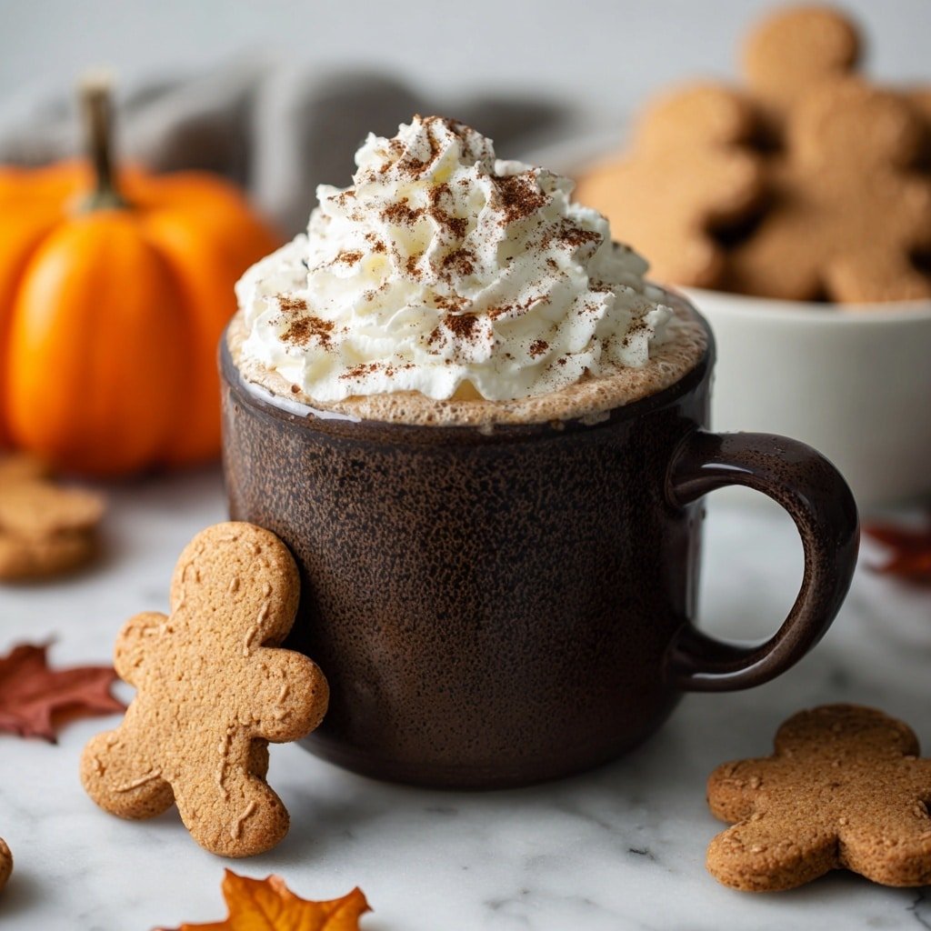 Gingerbread Hot Chocolate Recipe - Recipe Image — Gingerbread Hot Chocolate, cozy holiday hot chocolate, spiced hot chocolate recipe, easy gingerbread hot chocolate, festive warm drinks