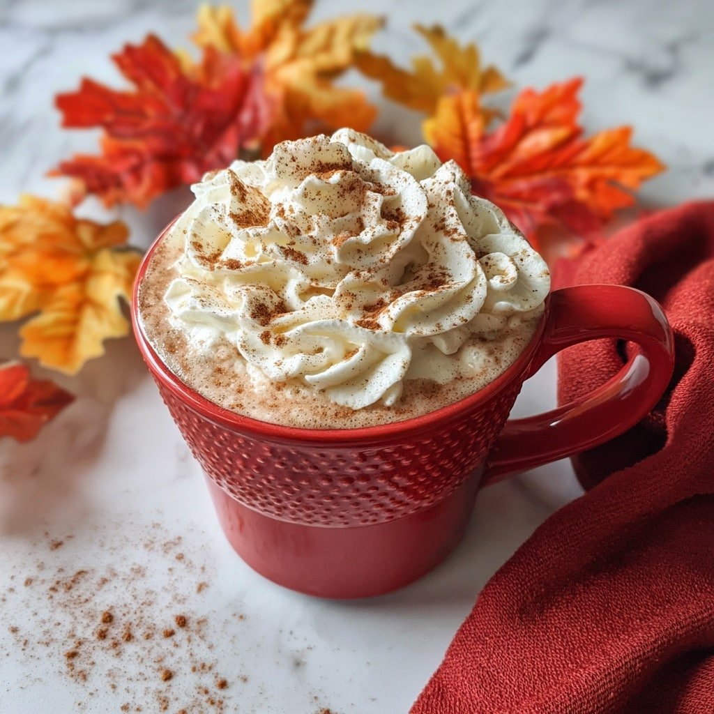 Red Velvet Hot Chocolate Recipe - Recipe Image — Red Velvet Hot Chocolate, cozy winter drinks, festive hot chocolate, creamy hot chocolate recipe, easy holiday beverages