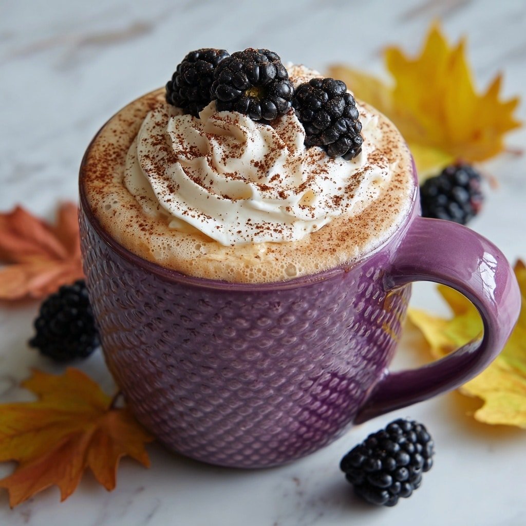 Blackberry Hot Chocolate Recipe - Recipe Image — Blackberry Hot Chocolate, Blackberry Hot Chocolate recipe, cozy winter drinks, fruity hot chocolate, homemade berry hot chocolate