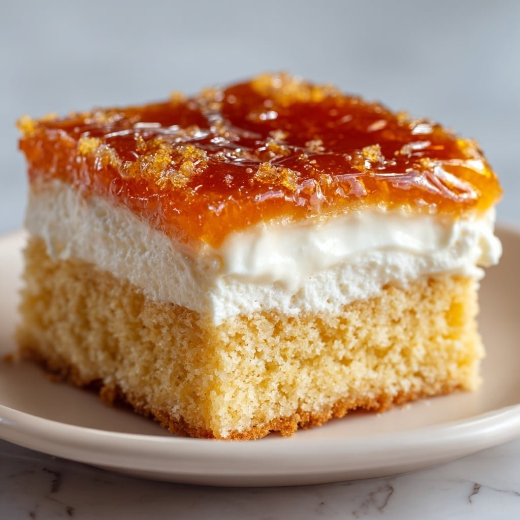 Authentic German Bee Sting Cake Recipe - Recipe Image — Authentic German Bee Sting Cake, German Bee Sting Cake, traditional Bee Sting Cake recipe, German cake with honey and almonds, homemade Bee Sting Cake