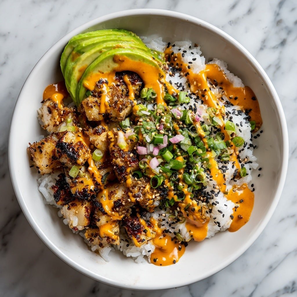 Spicy Crab Sushi Bowls Recipe - Recipe Image — Spicy Crab Sushi Bowls, spicy crab sushi bowls recipe, seafood sushi bowls, easy sushi bowl recipes, quick sushi dinner ideas