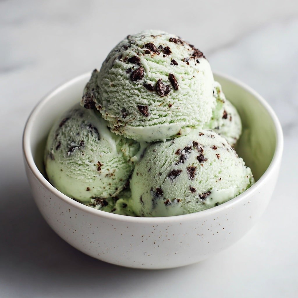 Mint Chocolate Chip Ice Cream Recipe - Recipe Image — Mint Chocolate Chip Ice Cream, homemade mint chocolate chip ice cream, easy mint chocolate chip ice cream recipe, creamy mint chocolate ice cream, chocolate chip ice cream with mint