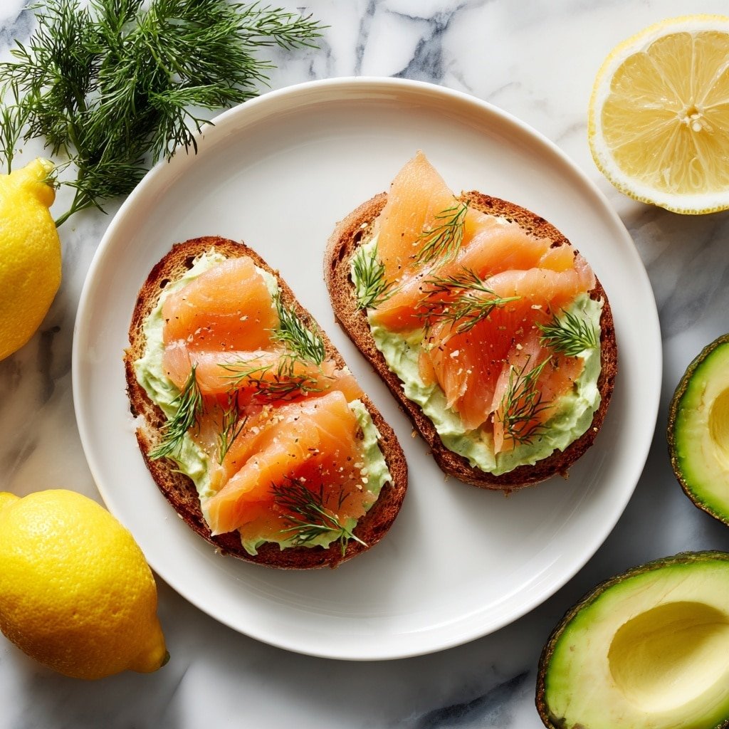 Smoked Salmon and Avocado Bruschetta Recipe - Recipe Image — Smoked Salmon and Avocado Bruschetta, smoked salmon appetizer, avocado toppings, easy bruschetta recipe, fancy healthy snack