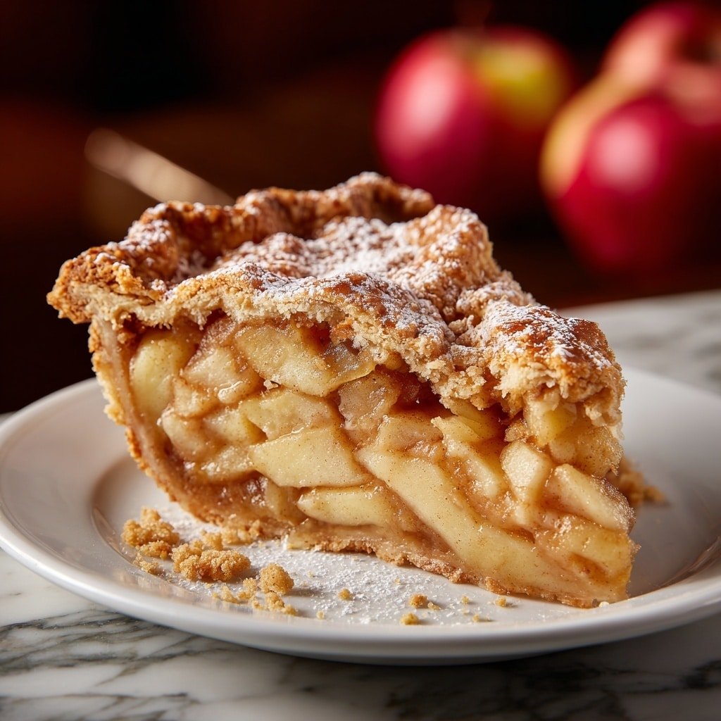 Classic Homemade Apple Pie Recipe - Recipe Image — Classic Homemade Apple Pie, apple pie, homemade apple pie, apple pie crust, autumn apple pie