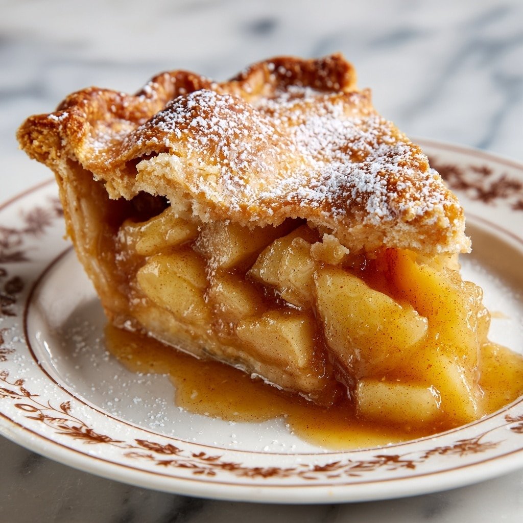 Salted Caramel Apple Pie Recipe - Recipe Image — Salted Caramel Apple Pie, classic apple pie with caramel, easy salted caramel apple pie, cozy fall dessert recipes, homemade caramel apple pie