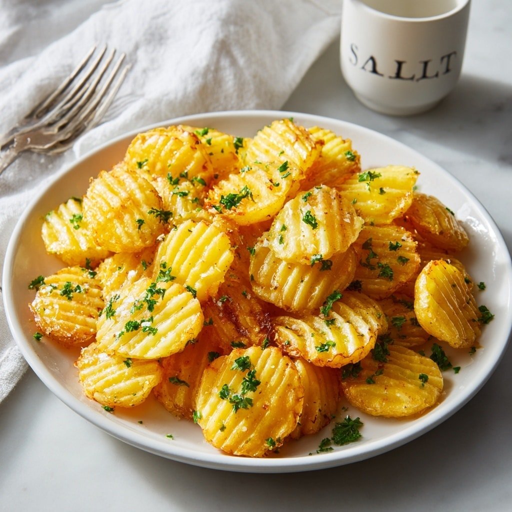 Air Fryer Accordion Potatoes Recipe - Recipe Image — Air Fryer Accordion Potatoes, crispy accordion potatoes, easy potato recipes, healthy air fryer snacks, baked potato side dishes