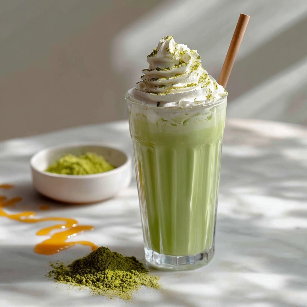 Matcha Green Tea Milkshake Recipe - Recipe Image — Matcha Green Tea Milkshake, matcha milkshake recipe, green tea milkshake, creamy matcha shake, easy matcha dessert