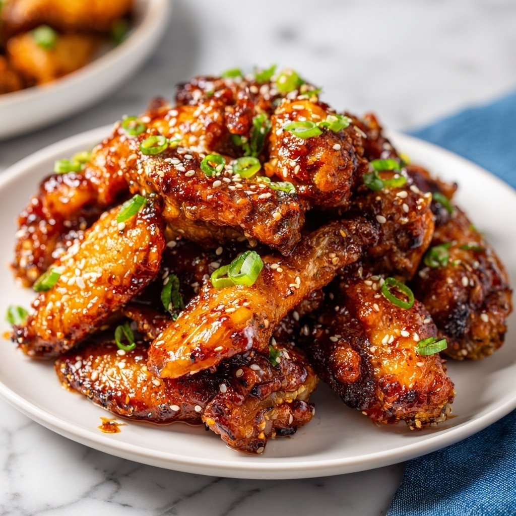 Asian Sticky Wings Recipe - Recipe Image — Asian Sticky Wings, Asian Sticky Wings Recipe, easy Asian chicken wings, caramelized wing recipe, flavorful Asian wing dish