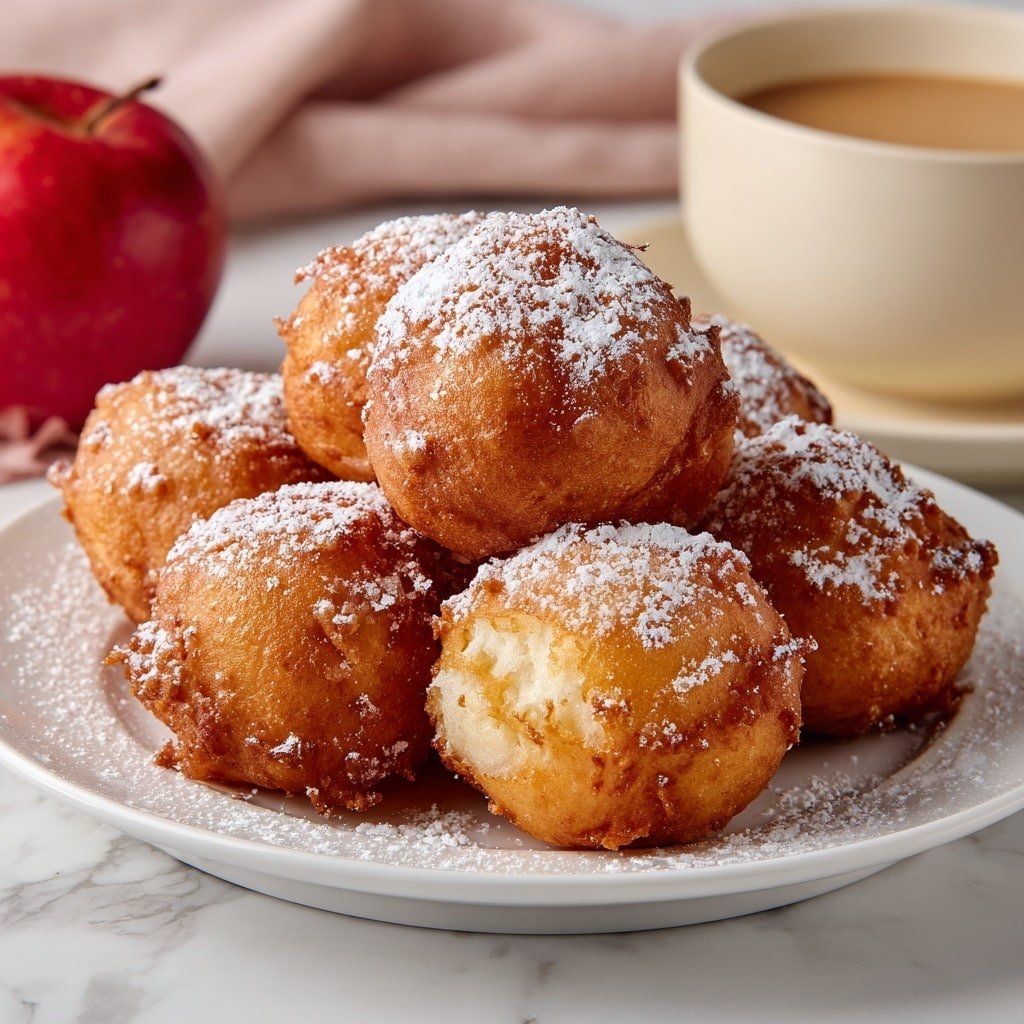 Cinnamon Apple Fritters Recipe - Recipe Image — Cinnamon Apple Fritters, apple fritters recipe, autumn breakfast ideas, easy apple fritter DIY, cinnamon apple treats