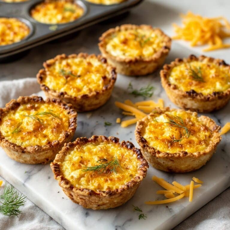 Mini Salmon Quiches Recipe