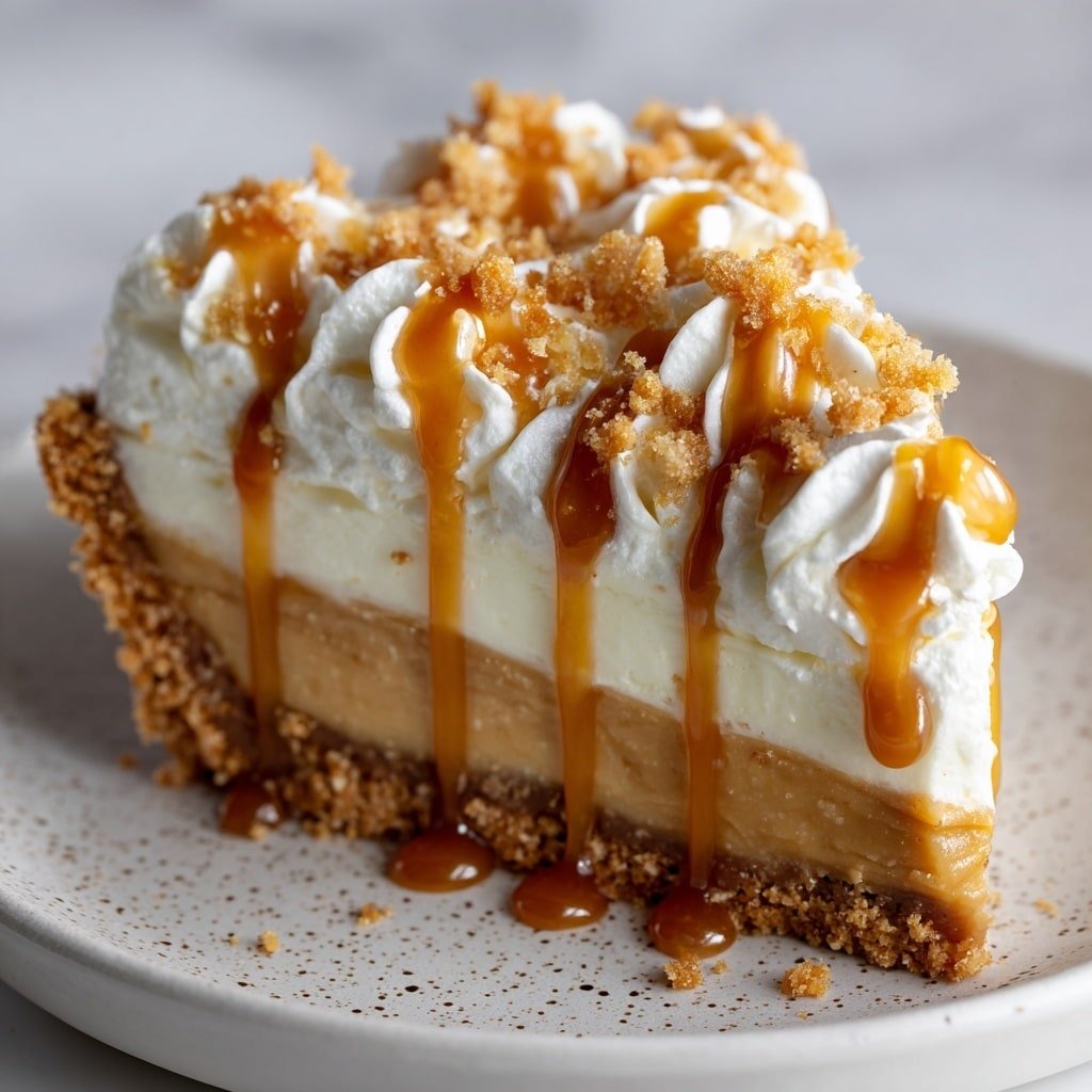 Butterscotch Pie Recipe - Recipe Image — Butterscotch Pie, easy butterscotch pie, homemade butterscotch dessert, cozy pie recipes, caramel custard pie