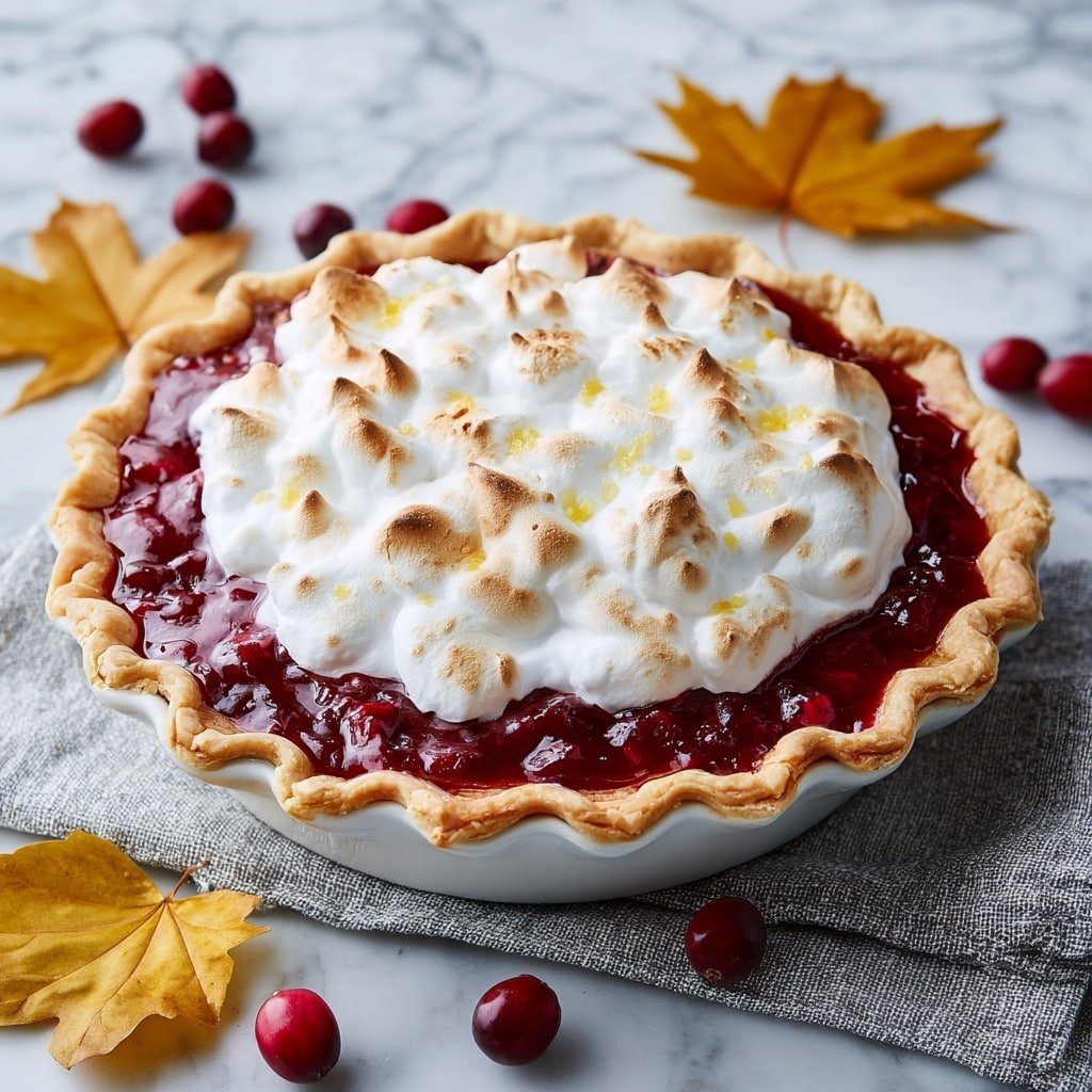 Cranberry Orange Meringue Pie Recipe