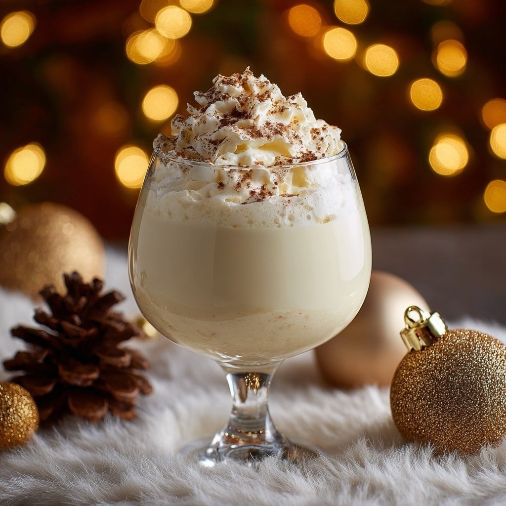 Spiked Eggnog Martini Recipe