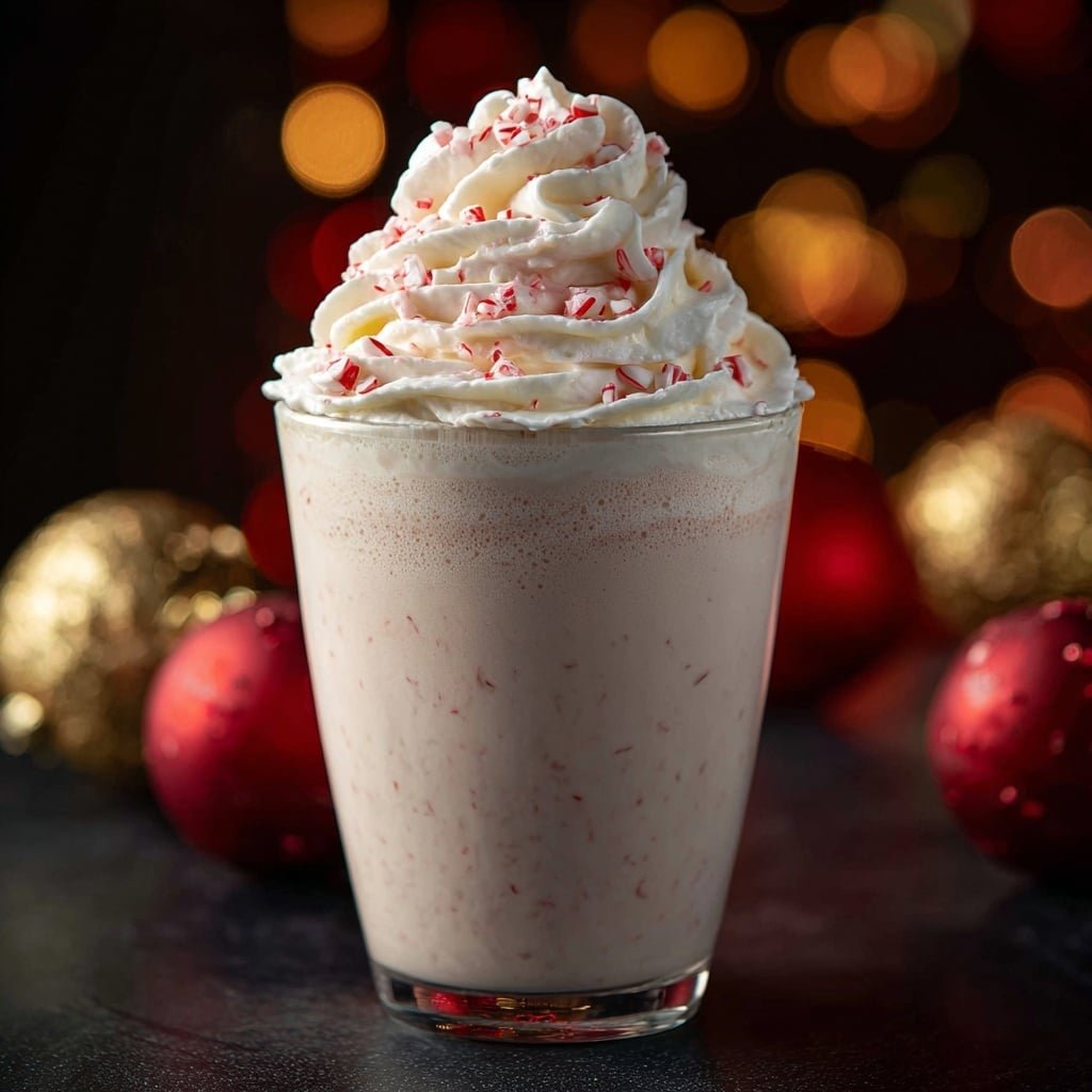 Peppermint Eggnog Cocktail Recipe