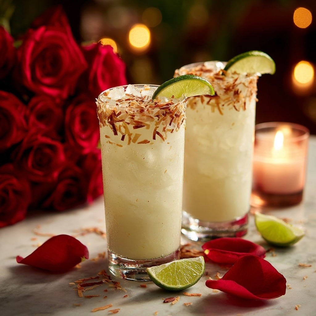 Coconut Lime Mocktail Recipe - Recipe Image — Coconut Lime Mocktail, Coconut Lime Mocktail Recipe, Tropical Non-Alcoholic Drink, Refreshing Coconut Lime Drink, Easy Mocktail Recipes