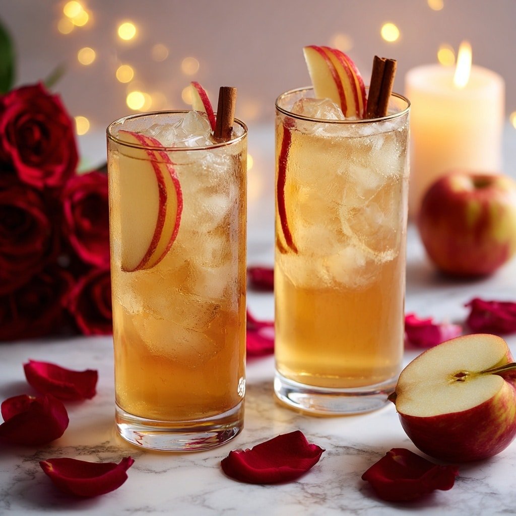 Spiced Apple Cider Fizz Recipe - Recipe Image — Spiced Apple Cider Fizz, cozy apple cider drinks, fall spiced beverage, easy apple cider cocktail, sparkling apple cider drink
