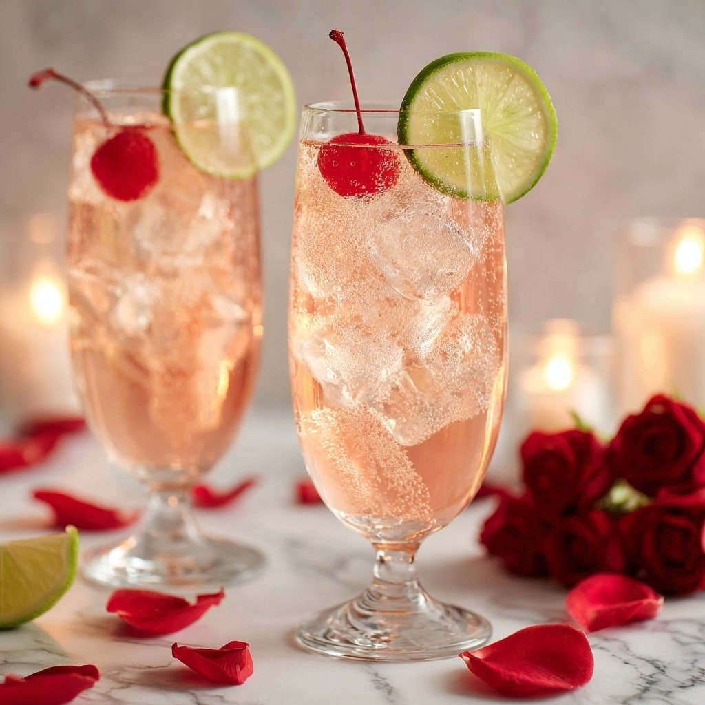 Cherry Lime Sparkler Recipe - Recipe Image — Cherry Lime Sparkler, Cherry Lime Sparkler recipe, refreshing cherry lime drink, fizzy summer beverages, easy fruit mocktail