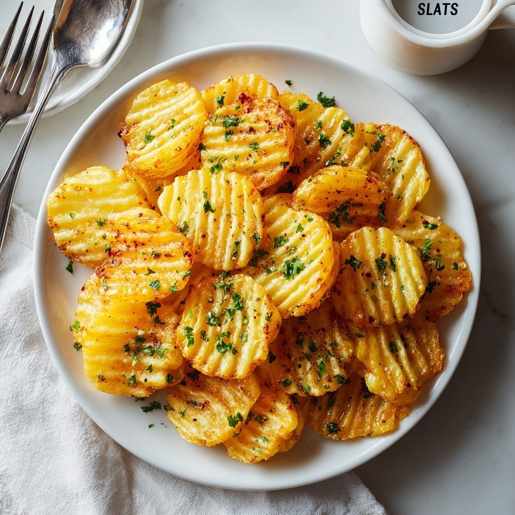 Air Fryer Accordion Potatoes Recipe - Recipe Image — Air Fryer Accordion Potatoes, crispy accordion potatoes, easy potato recipes, healthy air fryer snacks, baked potato side dishes