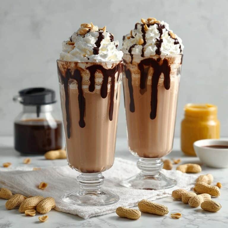 Chocolate Peanut Butter Milkshake Recipe
