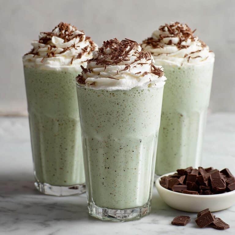 Mint Chocolate Chip Milkshake Recipe