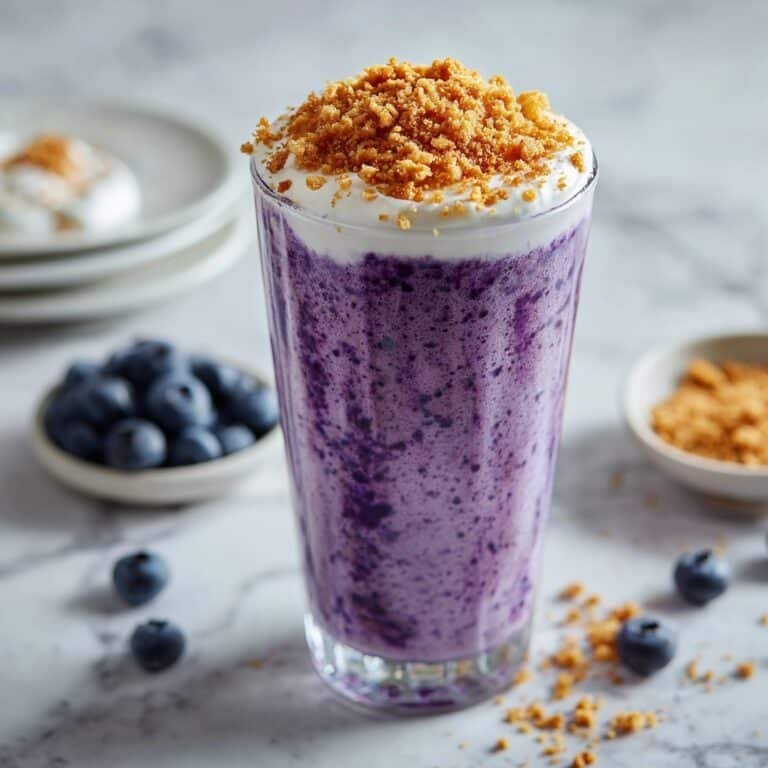 Blueberry Cheesecake Milkshake Recipe