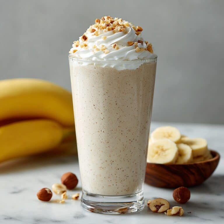 Banana Nutella Milkshake Recipe