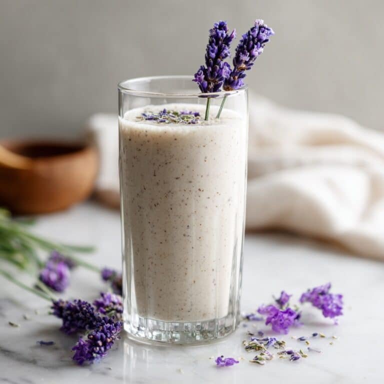 Salted Honey Lavender Milkshake Recipe
