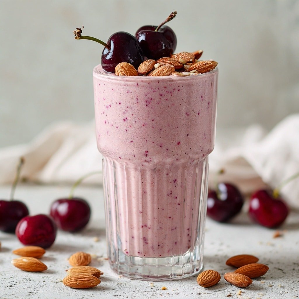 Cherry Almond Milkshake Recipe