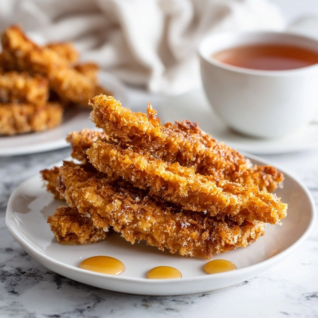 Air Fryer Hot Honey Chicken Tenders Recipe - Recipe Image — Air Fryer Hot Honey Chicken Tenders, crispy chicken tenders with hot honey, easy air fryer chicken recipes, sweet and spicy chicken tenders, healthy chicken tender ideas